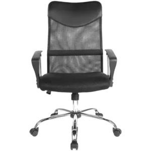 Cadeira de Escritório Presidente Giratória Preta PRE-004