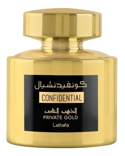 Perfume Árabe Lattafa Confidential Private Gold - Unissex - 100ml - Image 2