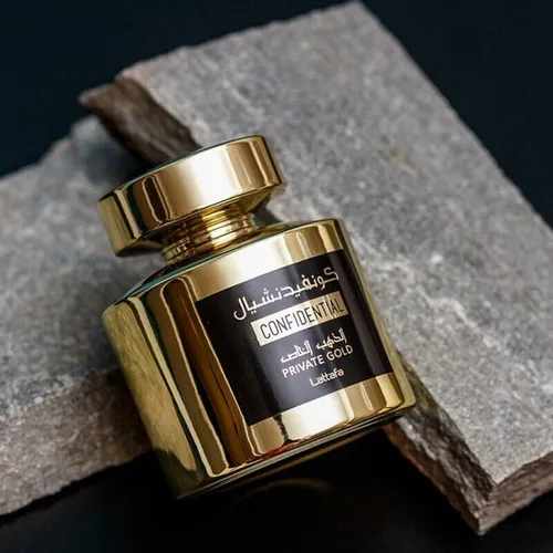 Perfume Árabe Lattafa Confidential Private Gold - Unissex - 100ml - Image 3